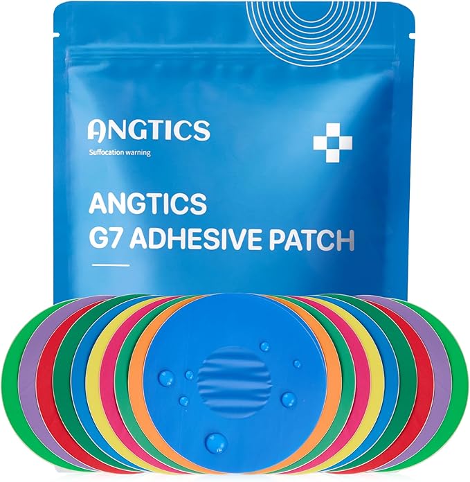 Dexcom G7 Over Patches Waterproof, 30PCS Cgm Sensor Patch Stelo Adhesive Patches G7 Overpatch Full Cover Without Hole, 10+ Days Long Stay, Sensor is Not Included (Rainbow)