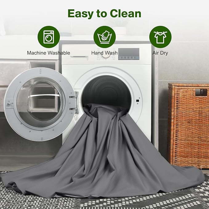 Grounding Sheets Queen Size, Earth Grounded Fitted Bed Sheet with 10% Pure Silver Fiber + 90% Organic Cotton, for Improved Sleep & Wellness (Dark Gray, Queen - 80"x60"x15")