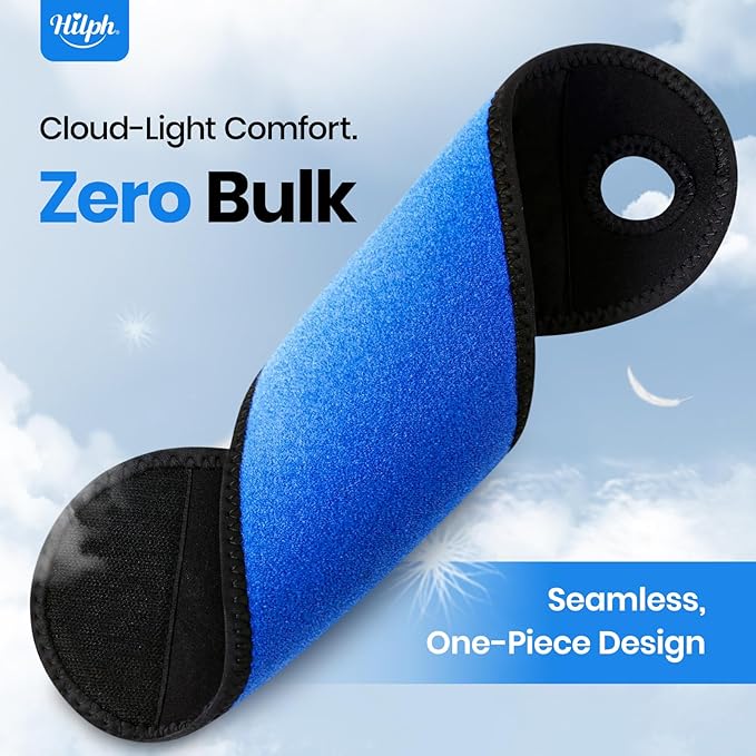 Hilph Wrist Ice Pack Wrap for Carpal Tunnel Relief, FSA Eligible HSA, Reusable Wrist Hot & Cold Therapy Brace for Hand Injuries, Arthritis, Tendonitis, Surgery Recovery Items Gifts Men Women, Blue