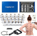 Cupping Therapy Set,24 Cups Chinese Cupping Set with Pump, Hijama Massage Kit for Body Massage, Pain Relief