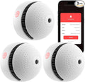 3-Pack Smart Smoke Detector,Wi-Fi Smoke Detector Fire Alarm with Smart Life App Notifications,10-Year Replaceable Battery,Mini Size for Home, RV