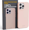 WAVEBLOCK EMF Protection Silicone iPhone Case Compatible with iPhone 16 Pro Max, Radiation Blocker, 5G Shield Reduction, Lightweight, USA Patented and Tested in FCC Lab, Pink