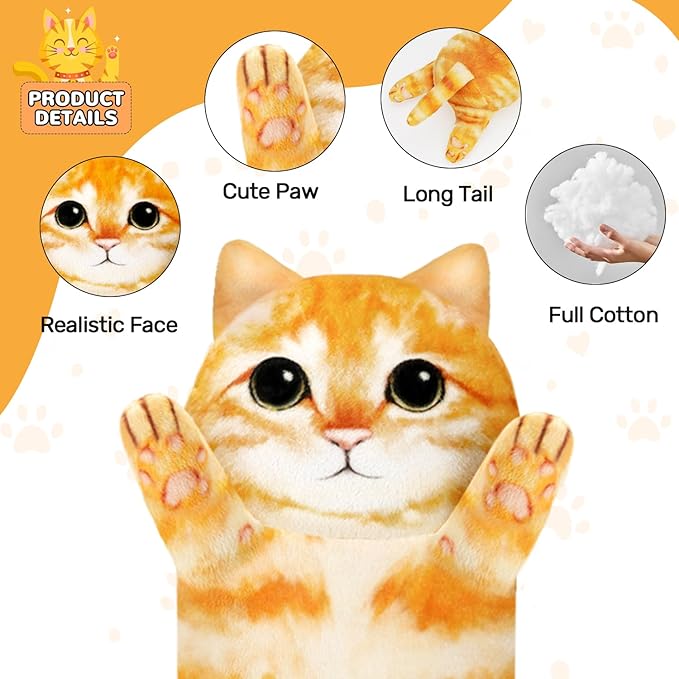 Cat Heating Pad for Period Cramps Menstrual Pain Relief, Portable Electric Heat Pads USB Powered, Cute Stuff Stuffed Animals Funny Gifts for Women Teen Girls s Cat Lovers Birthday Easter Christmas