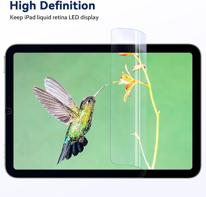 IPROKKO 2 Pack Anti Blue Light Screen Protector Compatible with iPad Mini 7/6 Gen 8.3 Inch (A17 Pro/ A15, Release In 2024/2021), Matte Anti Glare Blue Light Filter Eye Protection Cover Bubble Free Easy-Install