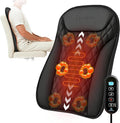 COMFIER Ultra-Slim Shiatsu Back Massager with Heat,Upper & Lower Back Massager, 4D Deep Tissue Chair Massager for Office,Heated Massage Chair,Up–Down Moving 20 Nodes