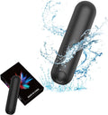 Handheld Electric Back Massager - Mini Waterproof&Rechargeable Handheld Deep Tissue Neck Purple