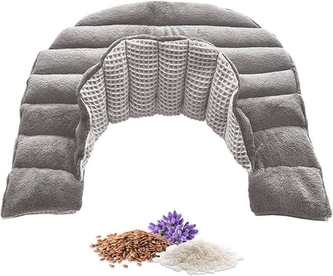 Heating Pad Solutions Microwavable Heating Pads - Neck & Shoulder Relaxer for Upper Back & Neck - Reusable Heating Pad & Hot Pack - 1 XL Pack - Lavender Aroma