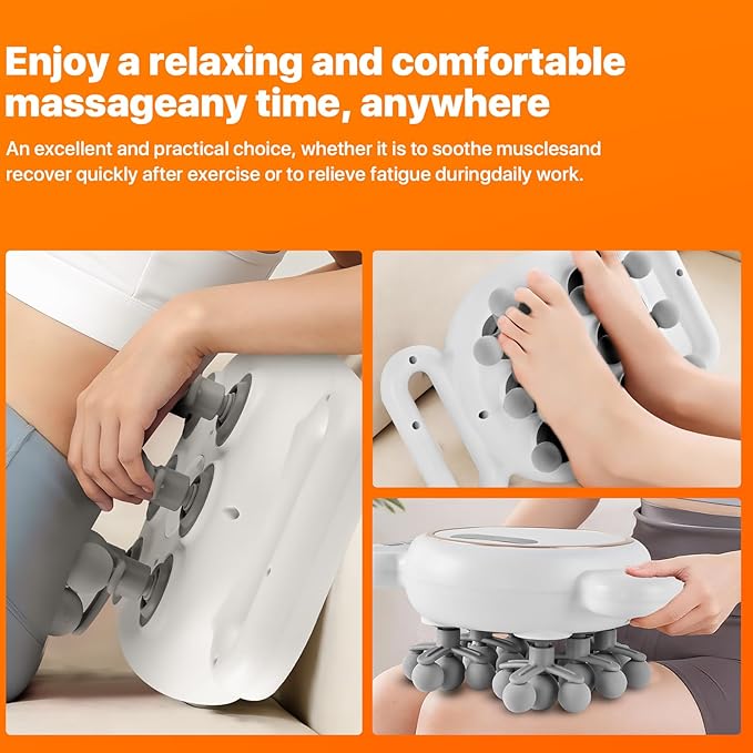22 Head Massage Gun Deep Tissue Percussion Massager for Pain Relief