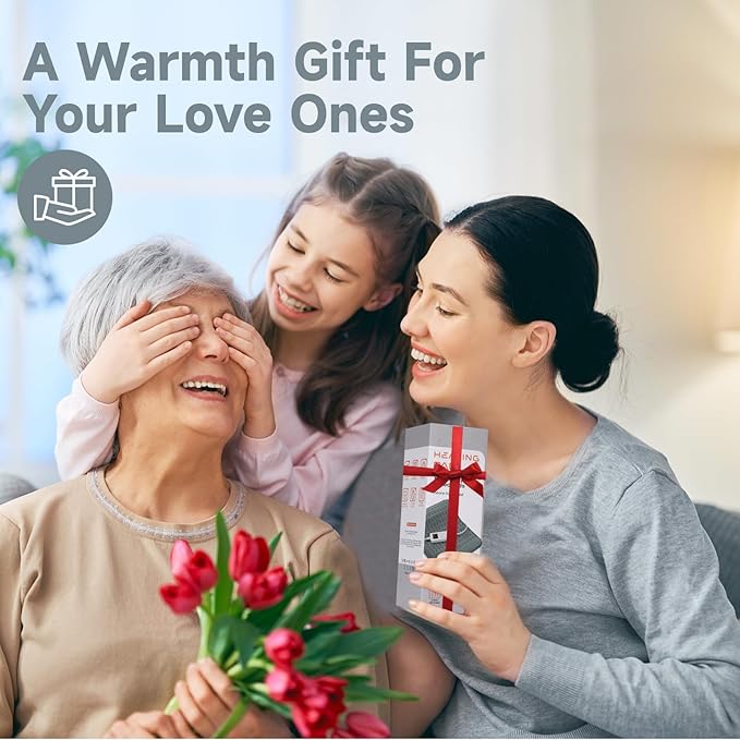 Heating Pad for Back Pain Relief & Cramps, KOT Heating Pads with Auto Shut Off Large, 6 Heat Settings Electric Heated Pad, Mothers Day Gifts for Mom Women, 12" x 24"