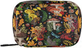 Pill Box Mushrooms Plants Insects Berries 7 Day Pill Case Travel Pill Organizer Bag with Zipper Portable Weekly Vitamin Medicine Supplement Holder Pouch Bag