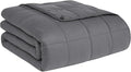 CuteKing Weighted Blanket for Adults (25lbs, 88"x104", Grey) Heavy Blanket for 240-260lbs, Weighted Blanket for Cooling & Heating with Premium Glass Beads, Thick Blanket for Adult All-Season