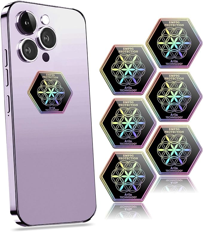 Stickers for Cell Phones//Tablets/Laptops/All Devices，Suitable for Anyone, Black(6 Pcs)