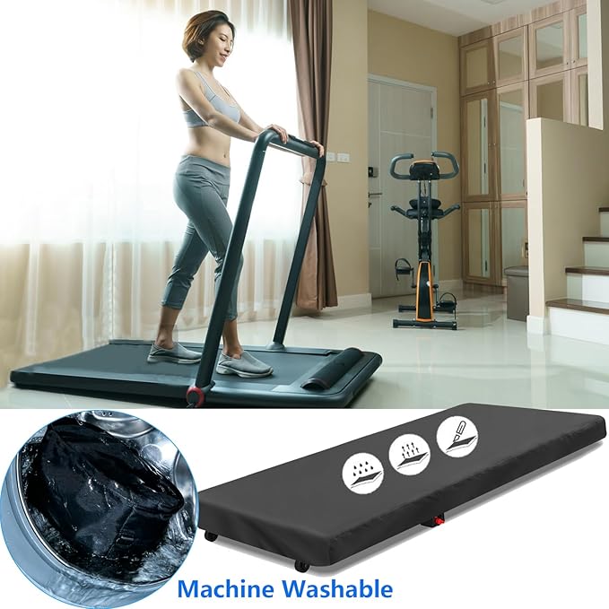 Under Desk Treadmill Cover, Dust-Proof Walking Pad Cover, Waterproof Protective Cover for Walking Treadmill Office Under Desk(Cover Only)