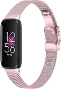 FitTurn Compatible with Fitbit inspire 3 metal band, Replacement Stainless Steel Mesh Watch Band Quick Release Metal Smart Strap for Fitbit inspire 3 Health & Fitness Tracker Watch