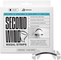 Dream Recovery Second Wind Nasal Strips - Nose Strips for Breathing, Sleep and Athletic Performance - Snore Relief and Congestion Support - Black, 30 Count