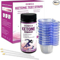 100 Urine Ketone Test Strips with 100 Urine Cups, Fast 40-Second Results, 3-Step Testing Keto Pee Sticks, Daily Ketone Checking Strips