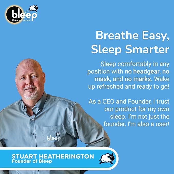 Bleep Eclipse Halos C Pap Mask-Free Interface, Strapless Sleep Apnea CPAP Nose Mask with 32 MagSeal Ports, Leak-Free Adhesive, BPA-Free, Supplies & Accessories, 32 Count, USA-Made (Pack of 1)