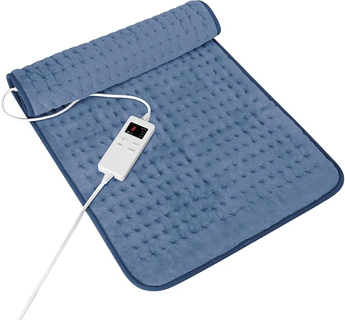 Heating Pad for Gifts Soothing Heat Therapy for Women & Men, Perfect Christmas, Mothers Day, Birthday Gifts for Her, Dad Gifts & White Elephant Gift, Cozy Stocking Stuffer for Women/Mom