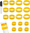 18Pcs Clips for Pill Bottles, Medicine Bottle Label Clips Pill Bottle Clips Made of ABS Material Used to Classify and Administer Drugs