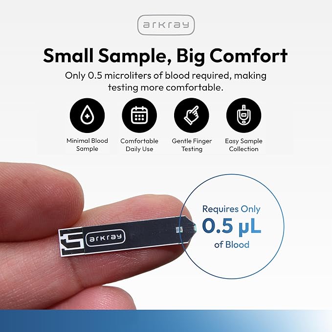 Assure Prism Multi Blood Glucose Test Strips – 0.5 Microliter Sample Size, Accurate & Fast 5-Second Results, Compatible with Assure Prism Multi Glucose Monitoring System, 50 Count