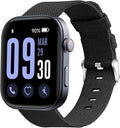 Lamshaw GTX12 Smart Watches Band, 22mm Breathable Nylon Woven Fabric Replacement Accessory Strap Compatible for Fitpolo GTX12, ENOMIR GTX12, Tensky GTX12, uaue T60, QXQ T60, QCOQ T60 Smart Watches