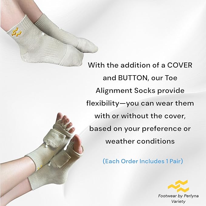 Toe Separator Socks for Women and Men Foot Alignment Bunion Relief Overlapping Toes Yoga Massage Socks
