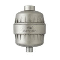 15-Stage Shower Filter for Hard Water | Universal High-Output Cartridge | Removes Chlorine, Heavy Metals for Softer Skin and Hair (15 Stage Shower Filter - Brushed Nickel)