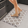 WISELIFE Anti Fatigue Floor Mat - 4/5 Inch Thick Kitchen Mat Non Slip Waterproof Heavy Duty Ergonomic Comfort Mat Durable for Home, Office, Sink, Laundry,(22" x 36", Khaki)