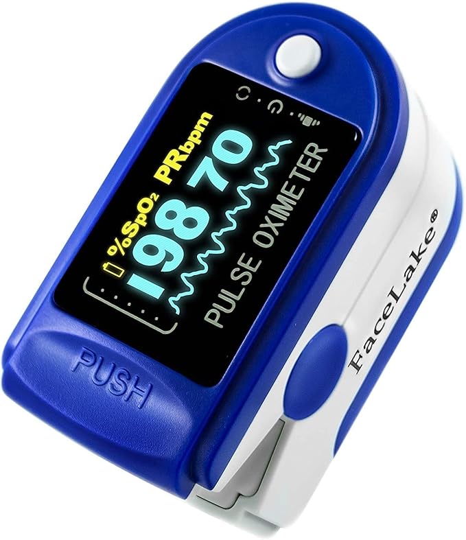 CMS-50D Pulse Oximeter,CMS50DA,Lanyard, Carrying Case Included