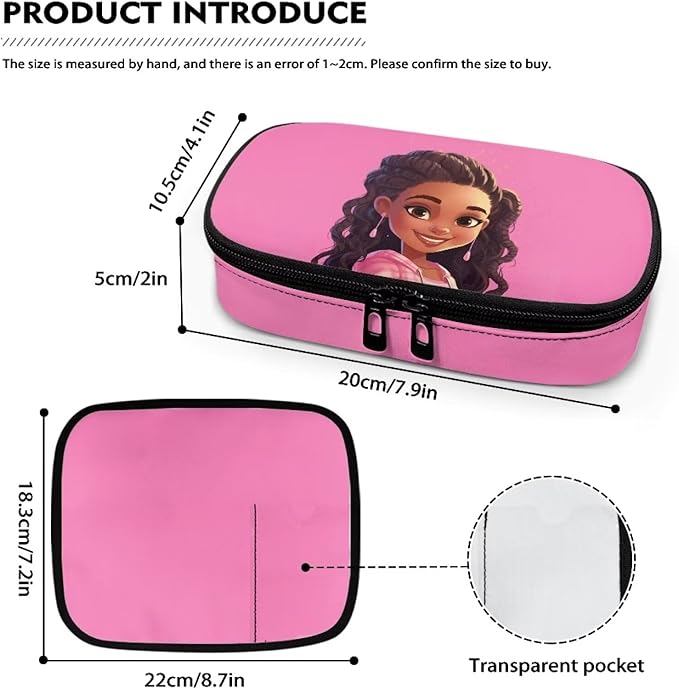African Girl Diabetic Supplies Bag for Glucose Meter, Medication, Insulin Pens and Other Diabetes Care Supplies, Diabetes Travel Organizer Case with Detachable Pouches
