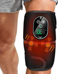 Cordless Heated Knee Massager for Pain Relief, Knee Heating Pad for Knee Arthritis, Heating Pad for Knee Pain, 6 Heatings, 3 Vibrations, 3 Timers, Adjustable Strap for Shoulder, Elbow, Knee