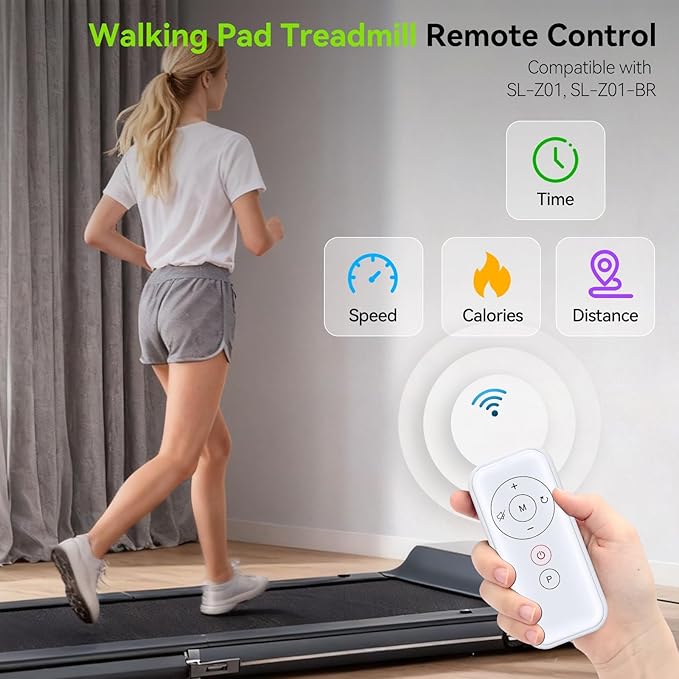 PZL Replacement Remote Control for Maksone SL-Z01 SL-Z01-BR Wooden Under Desk Treadmill, for REDLIRO KBR-JK20, for FYC, for GOYOUTH Portable Walking Pad