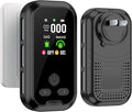 5IN1 Plug in Smoke & Carbon Monoxide Detector & Combustible Natural Gas Combination Builti-in Backup Battery HD Screen [Smoke CO Gas Temp Humidity Sensor] for Home Hotel RV (1-Pcs, Black)