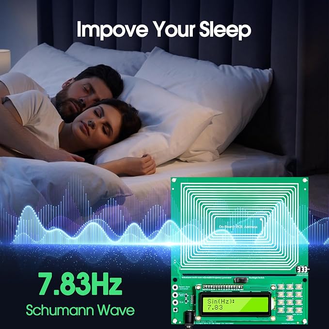 Adjustable Schumann Resonance Generator (0.01Hz-200KHz) I Frequency Generator for Meditation. Frequency Experiments. USB Powered