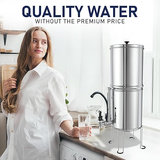 USWF Replacement Gravity Fluoride Filters, Gravity-fed Fluoride Reduction Elements, Fits Most Gravity Systems, USWF Gravity Water Filter System, and more. NSF/ANSI 372 Certified (Pack of 2)