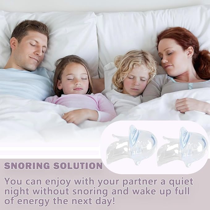Snoring Solution - Anti-Snoring Devices, 2Pack Snore Device Stopper for Men and Women - H89
