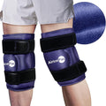 XXL Ice Pack Wrap Around Entire Knee After Surgery, Reusable Gel Large Ice Pack for Knee Injuries, Pain Relief, Swelling, Knee Surgery, Sports Injuries, 2 Pack Blue