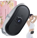Portable Heating Pad for Period Cramps Relief Vibrating Menstrual Heating Belt for Women, Fast Heat with 7 Heat Levels and 7 Modes for Menstrual, Pain Relief for Back & Stomach-Black