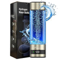 Hydrogen Water Bottle Generator – Portable Hydrogen Water Machine, Up to 6000 PPB | SPE/PEM Certified H₂ Tech | Hydrogen-Rich Water for Energy & Hydration | Healthy Gift for Family & Friends (Gold)