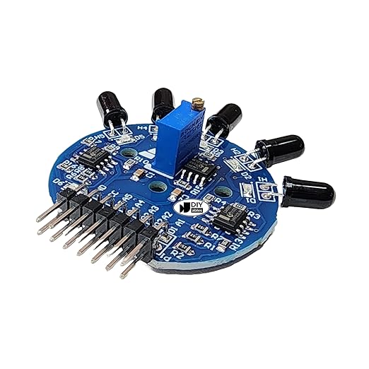Infrared Flame Sensor Module 5 in 1 Fire Detection Sensor with Analog and Digital Output Adjustable Sensitivity Compatible with Arduino ESP32 ESP8266 Raspberry Pi DIY Electronics Projects, 3 Sets