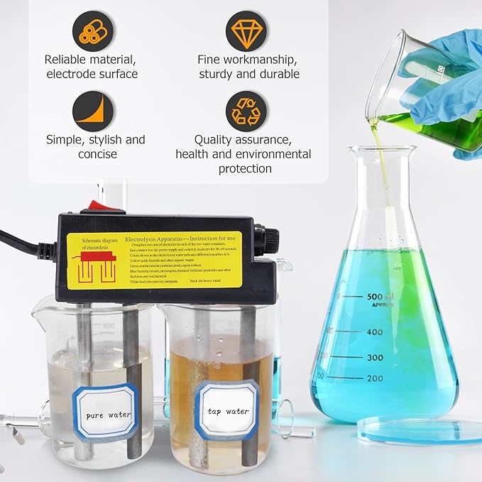 Water Electrolyzer Quick Water Quality Tester Water Purity Filter Measuring Tool Home Use