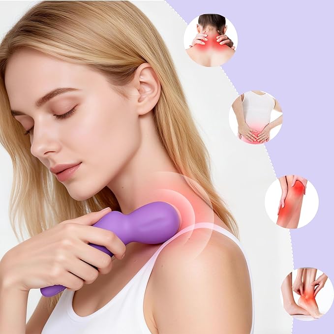Handheld Massager for Deep Tissue Relaxation Small Massage Gun to Relief Whole Body Muscle Tension and Promote Relaxation
