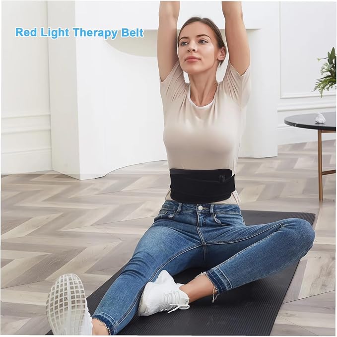 Red Light Therapy Belt, CLMTAS Infrared Light Therapy Speed Healing with Controller, Versatile Use, Ideal Gift for Women Men