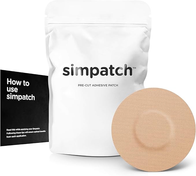 SIMPATCH Universal Adhesive Patch, No Hole (25-Pack) (Beige)