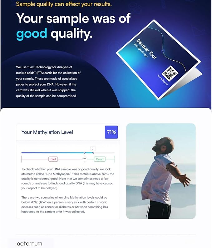 Aeternum DNA Biological Age Test Kit