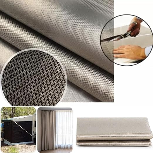 Amradield Faraday Fabric-EMI RFID Shielding-Block WiFi/RF Military Grade for Radiowave Microwave and Other Electromagnetic Fields 197"x43" inch Amradield