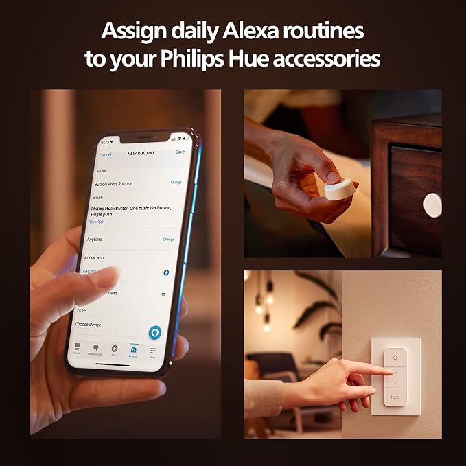 Philips Hue Motion Sensor - Exclusively for Philips Hue Smart Lights - Requires Hue Bridge - Easy No-Wire Installation