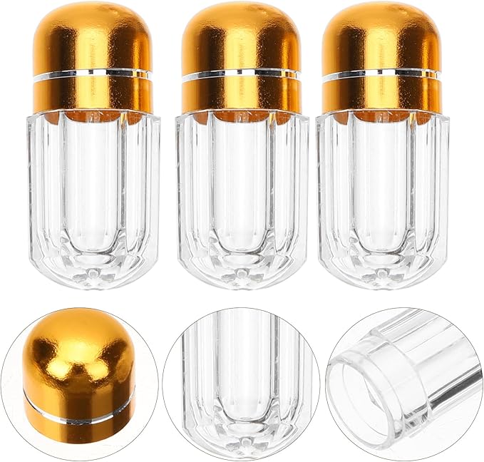Pill Bottles 20pcs One Capsule Bottle Clear Plastic Container Plastic Container with Lid Medicine Capsule Empty Candy