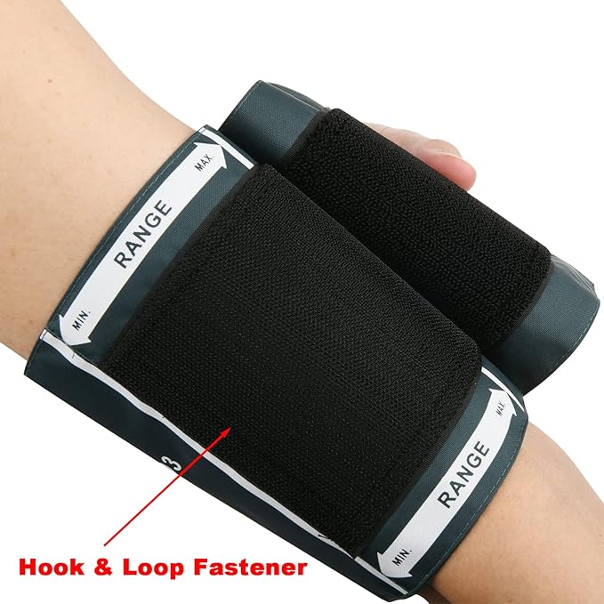 Cosmos Blood Pressure Monitor Replacement Cuff with Metal Air Hose Connector for Blood Pressure Monitor and Machine for 25-35 cm Upper Arm Circumference (Adult Size)