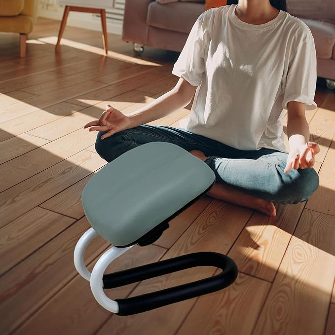 Adjustable Meditation Bench Ergonomic Kneeling Stool for Prayer